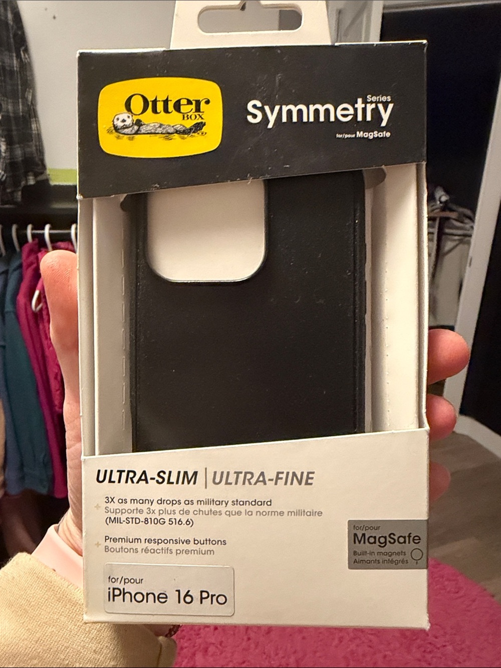 OTTERBOX | NWT SYMMETRY SERIES MAGSAFE IPHONE 16 PRO CASE BLACK